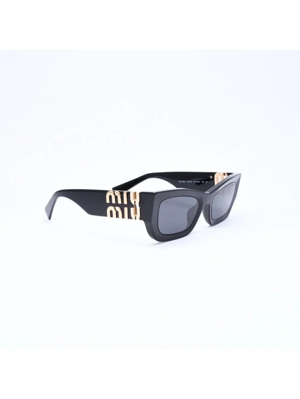 Miu Miu Sunglasses Eyewear Black Gold